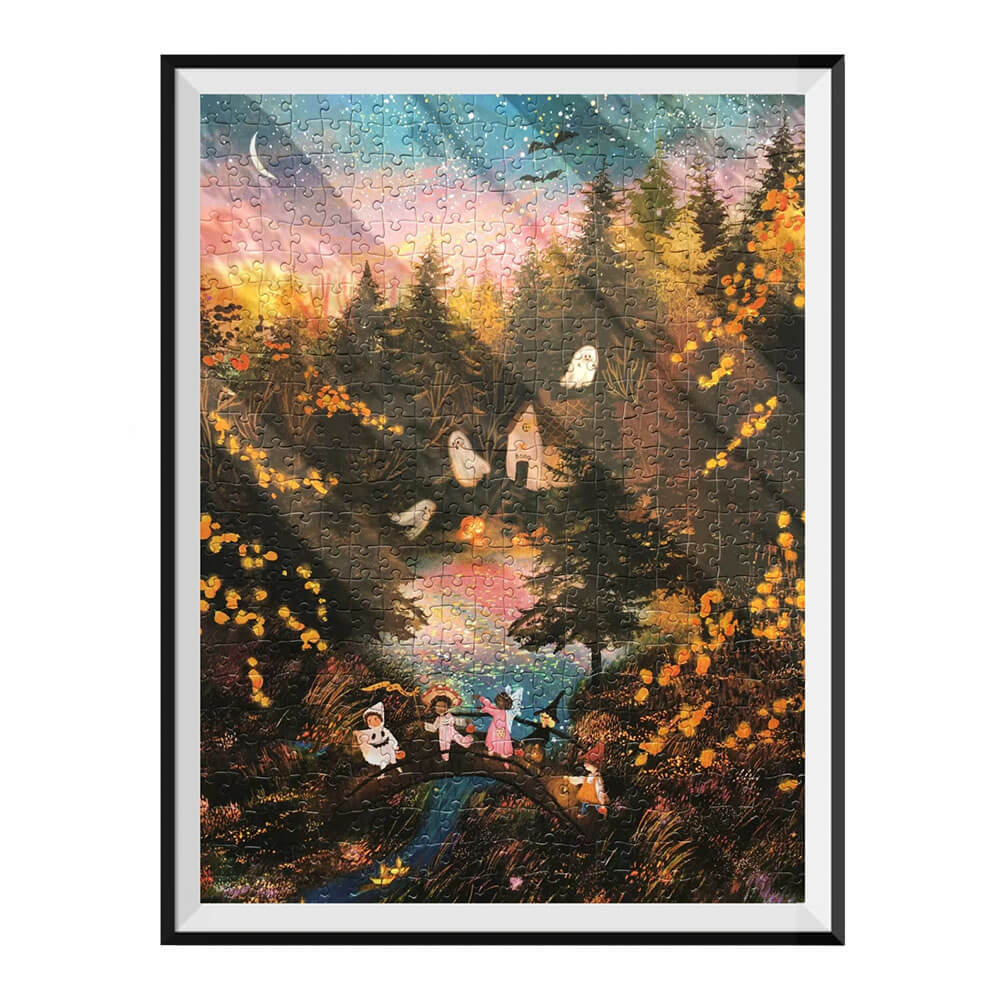 Mystic Magic Night Halloween Puzzle by Weve