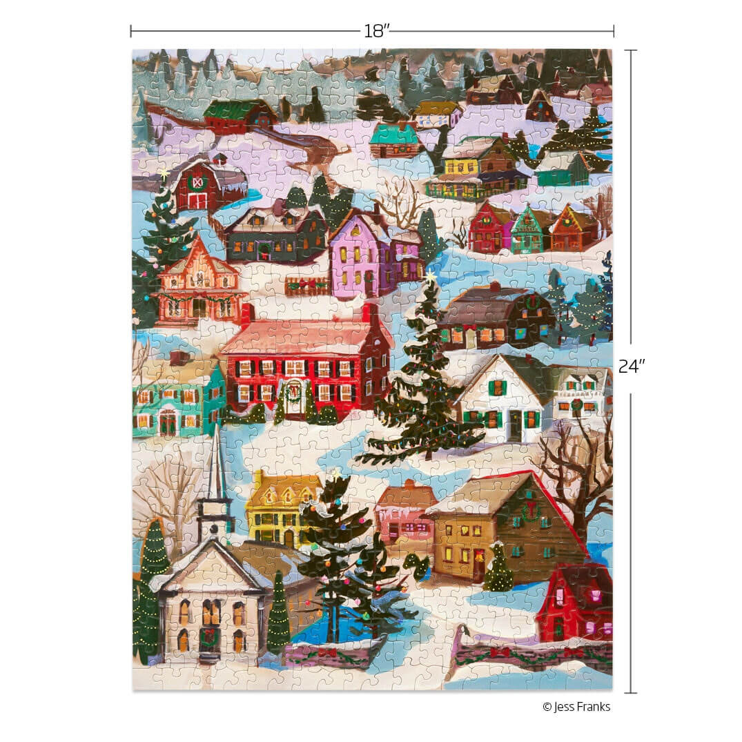 Winter Village 500 Piece Christmas Puzzle