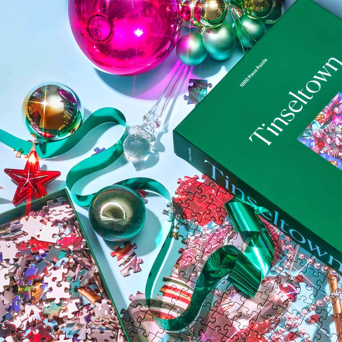 piecework tinseltown holiday puzzle