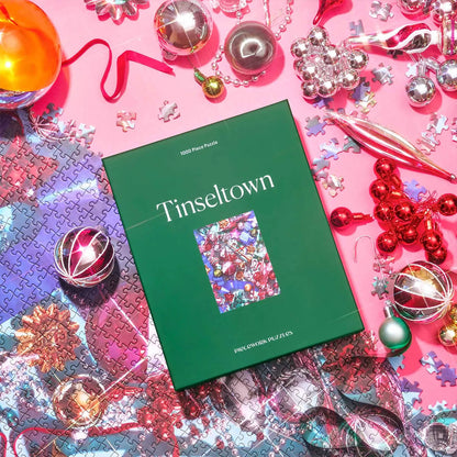 piecework tinseltown holiday puzzle