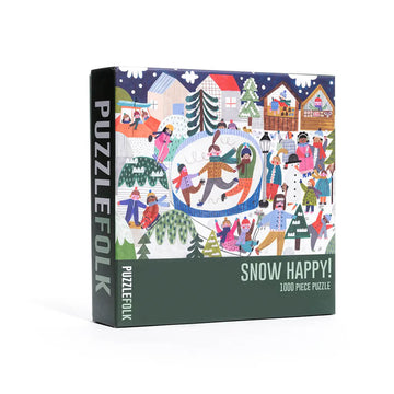 snow happy puzzle by puzzlefolk