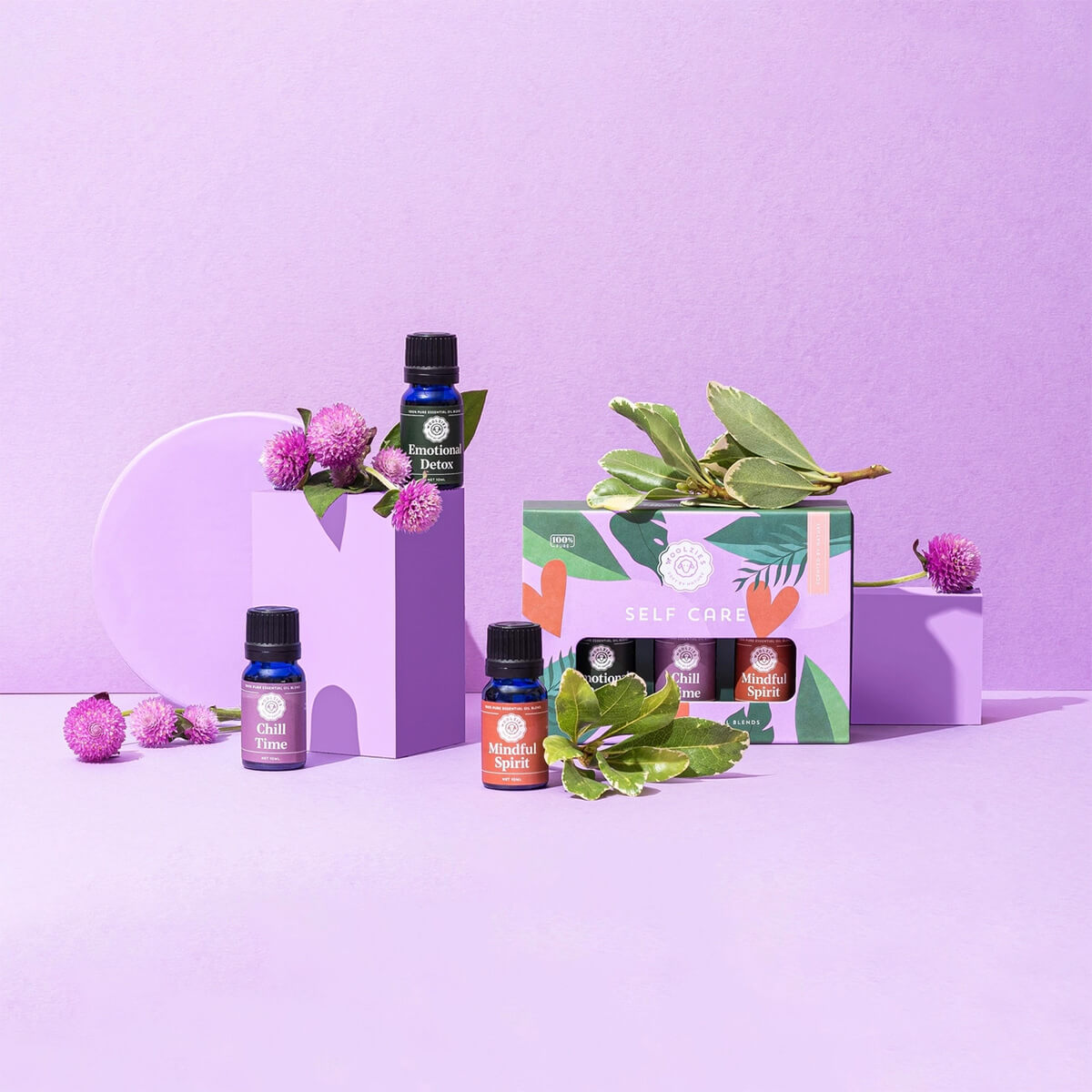 self care essential oils set